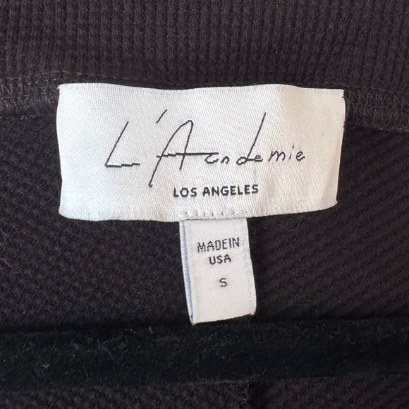 L'Academie Abriana Cotton T Shirt Dress in Black - Size S - Picture 12 of 14